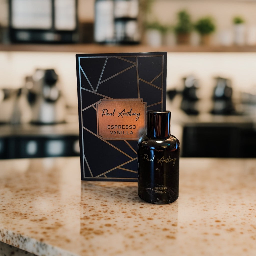 Espresso Vanilla by Paul Anthony (50ml)+ Free Atomiser + 8ml Surprise Scent